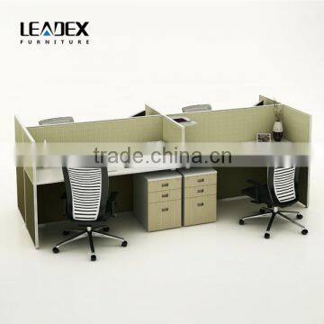 Good Selling Wood Office Chinese Furniture For 4 People Workstation