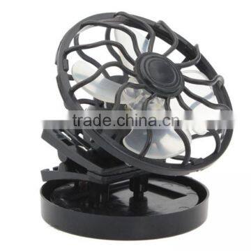 Sun solar powered cooling fan clip-on mini solar panel cell fan