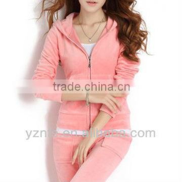 newest design high quality crewneck sweatshirt suit oem for women