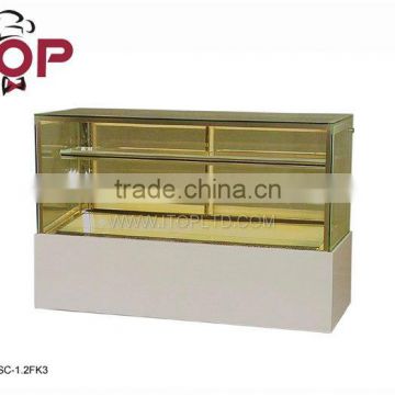 3 Layers square marble bakery display counter