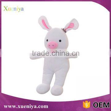 2016 Made In China white plush Kids Pig Rabbit Toys