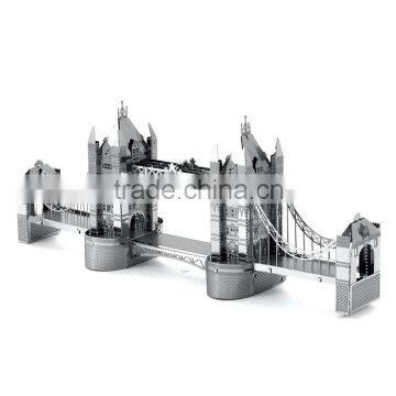 Building Model Puzzle,3d Puzzle Metal Londun Tower Bridge photo-2