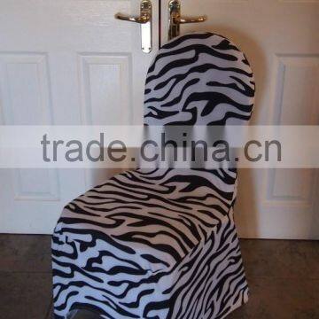 Wholesale Zebra Striped wedding Chair Cover