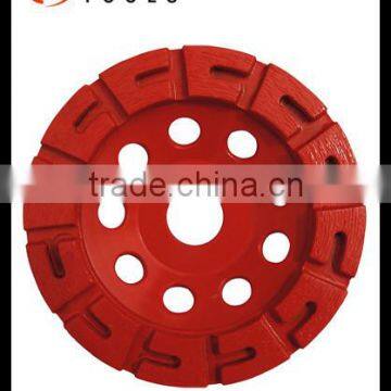 Double Row Type Cup Diamond Grinding Wheel diamond blade diamond grinding wheel