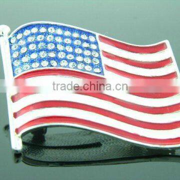 Rhinestone flag pin,flag pin,epoxy badge