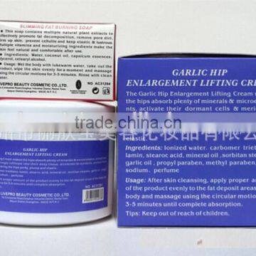Professional Aichun Beauty Garlic Hip Enlargement Lifted Cream 300g+ Weight Loss Slimming Soap 40g photo-2