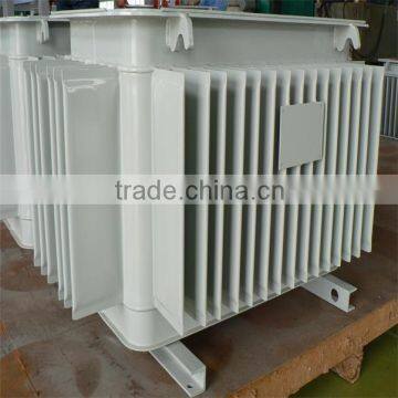 S11-1000KVA oil immersed transformer new type painted corrugated tank