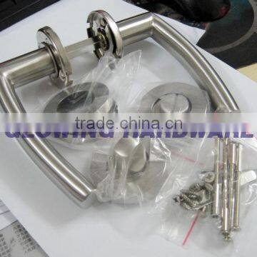 HL016 Stainless steel tube lever type door handle \ lever handle