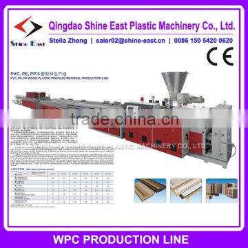 WPC Machine / WPC production line / WPC profile extrusion line