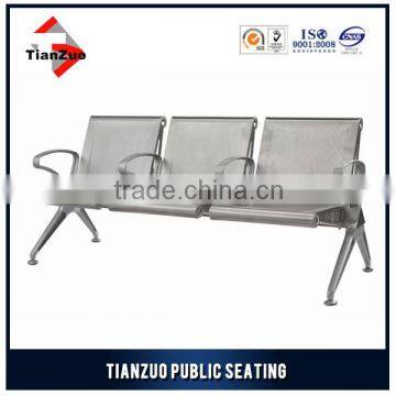 3 Seater stainless steel public auditorium chair