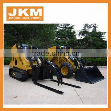 HOT!! multi functional Mini Skid steer loader with bucket and other attachments for sale