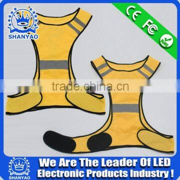 Flashing Led Safety Vest,led Light Reflective Vest,high Visibility Led Safety Vest