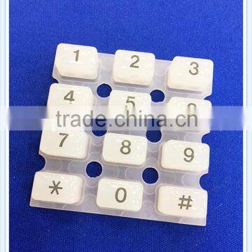 Taiwan made quality Soft Silicone rubber push button keypad