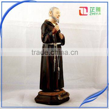 Polyresin St Saint Padre Pio Statue Catholic Figure photo-2