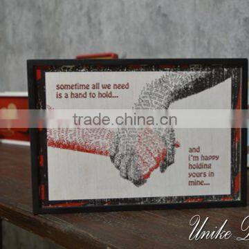 Wooden Vintage Style Sign - Wall Decoration WQ-037