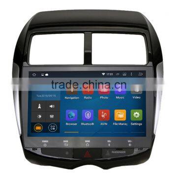 Cheap 3D Live Wallpaper touch screen Black colored car dvd player with GPS for Mitsubishi ASX