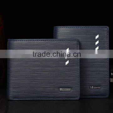 High quality baellerry man wallet pu leather wallet man