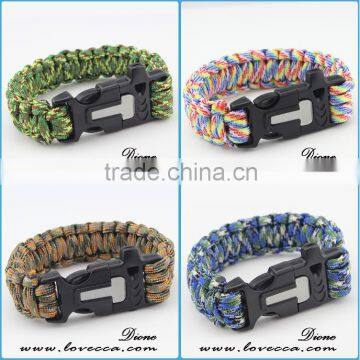 Corss paracord bracelet military braided survival bracelets cheap survival bracelets