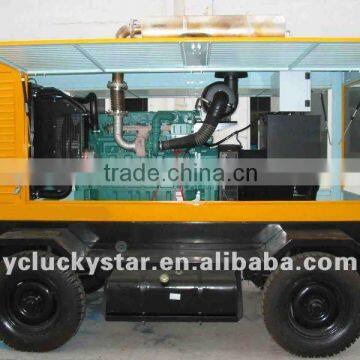 Trailer diesel generator set