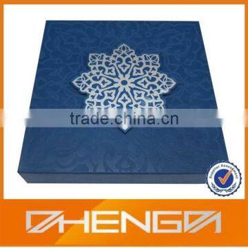 High quality customized made-in-china luxury leather box gift box with acrylic logo