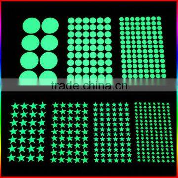 Glow in the Dark Dot and Star Sticker Sheet photo-2