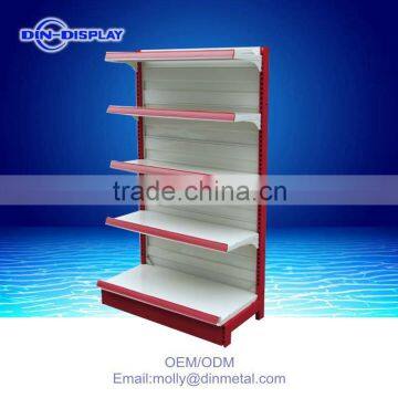 Adjustable Single Side Supermarket Floor Standing Metal Display Rack photo-3