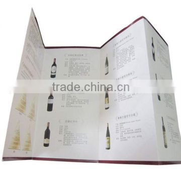 OEM Advertising 4-Fold flyer printing serivce