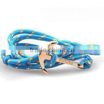 Wholesale Survival Golden Anchor Design Paracute Bracelet photo-4