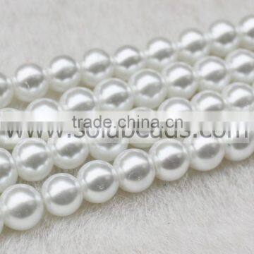 The Shop of 16MM White Color Pearl Round Beads Necklace Accessories