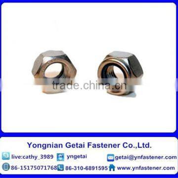 Blue White Zinc Plated DIN985 Nylon Lock Insert Nuts photo-4