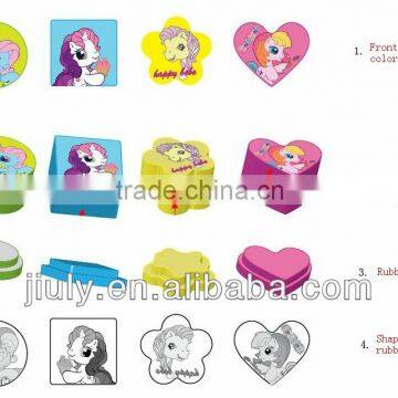 2014 Fashion Heart Toys Stamp With Blister For Kids