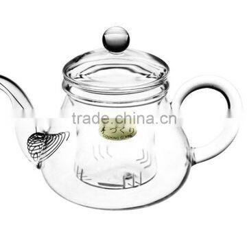 heat resistant glass tea pot