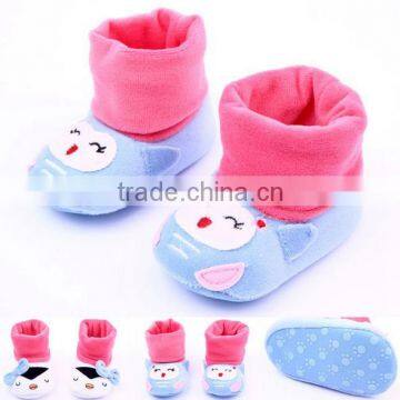 Foreign trade walking shoes wholesale super soft comfortable baby shoes high barrel socks baby shoes