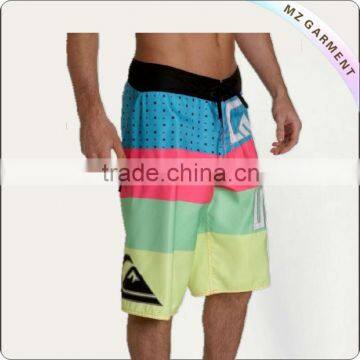 Men's fringe printed brazilian board shorts