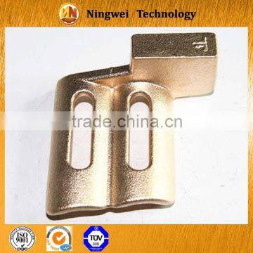 Tin bronze lost wax casting fabrication parts for textile manufacturing machine