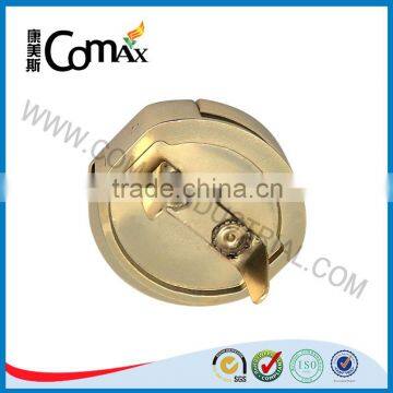 Fashion Round Push Lock Gold Metal Lock For Handbags photo-6