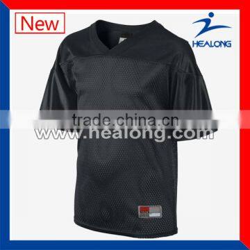 top quality 280gsm plain black american football uniforms