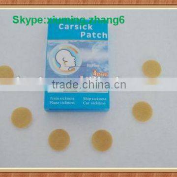 patches for car sickness symptoms by cars, ships, airplanes, trains