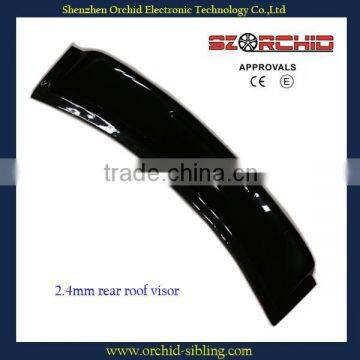 acrylic 2.4mm black transparent rear sun visor