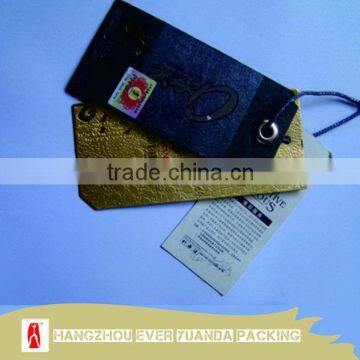 cusom design hang tag for swimwear