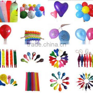 Hot sell different shaped latex printing round balloons