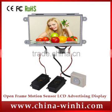 7 Inch Mini Shelf Lcd Display With Pir Motion Sensor Open Frame Monitor Marketing Advertising Machine photo-3