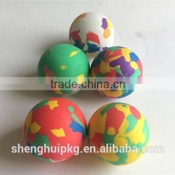 EVA foam mixing ball high bouncy soft foam ball eva foam gun ball