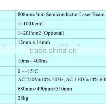 Pain-Free 808nm Diode Laser Hair Removal Machine Portable Whole Body