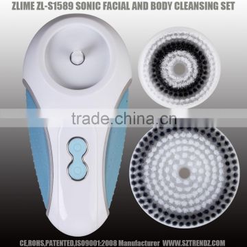 ZLIME ZL-S1589 Deep Clean Electric Facial Body Skin Cleaner Brush Massager