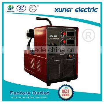 IGBT dc ac inverter gas protection welding machine MIG230 with certificate for industry