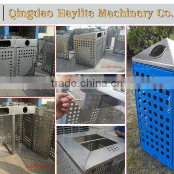 Outdoor stainless or powder coated litter bin