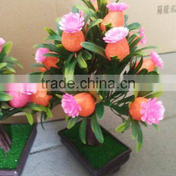 Hot Sale Artifical Bonsai for Nylon Cloth and Plastic 13pcs Flower for Celebration
