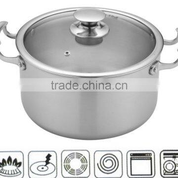 stainless steel casserole pan with lid