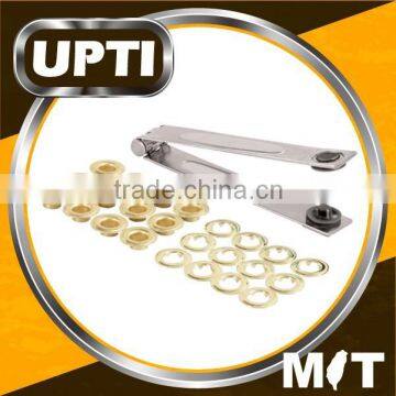 Taiwan Made High Quality DIY Tool 13pcs 3/8" Grommet Kit Brass Plated Grommet Repair Punch Kit Grommets Tool Kit